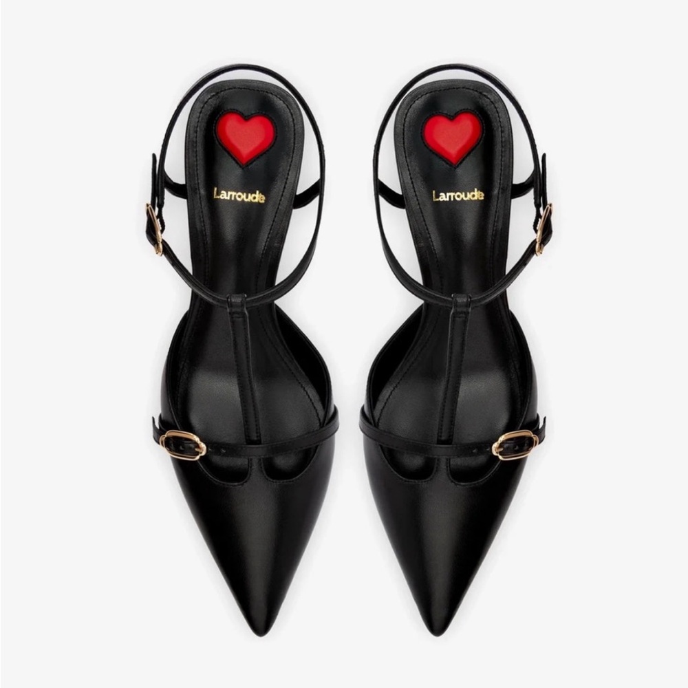 Larroude Grace Pointed Toe Pumps
